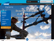 Tablet Screenshot of haagengineering.com